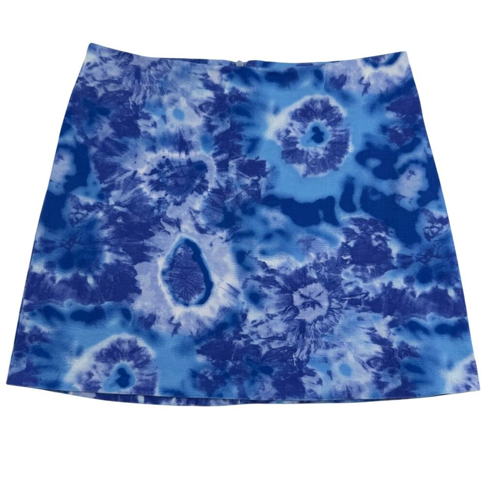 Necessary Objects Tie Dye Skirt USA Made Medium Y2K Resort Summer